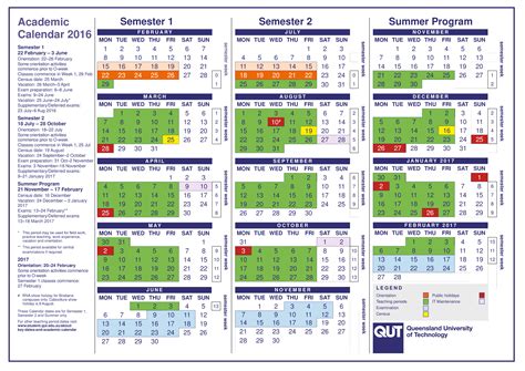 Printable Blank Academic Calendar Templates At