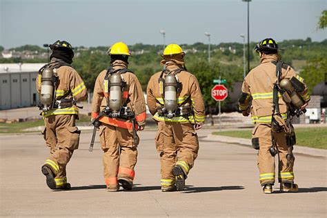 Firefighters Walking Stock Photos Pictures And Royalty Free Images Istock