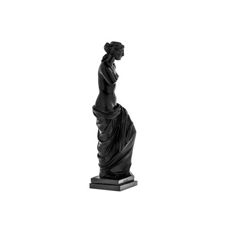 Aphrodite Of Milos Or Venus De Milo Statue 40cm Black Color Modern
