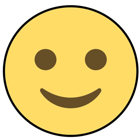 Slightly Smiling Face Emoji Png Royalpng