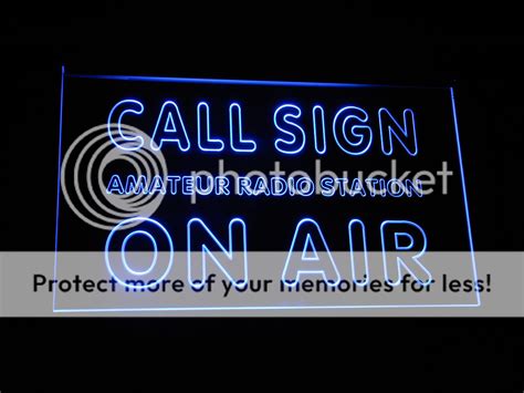 wa tm custom call sign on air amateur radio station led neon sign ebay