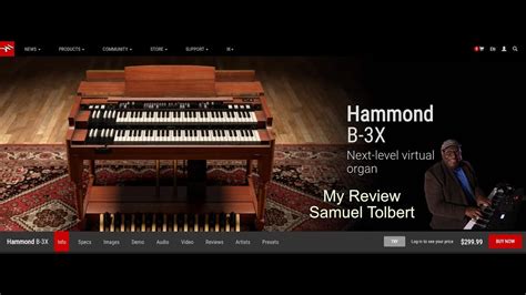 Ik Multimedia Hammond B 3x Software Review Youtube