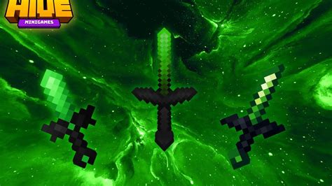 Top 3 Green Pvp Texture Packs For Mcpehive Skywars Commentary Youtube