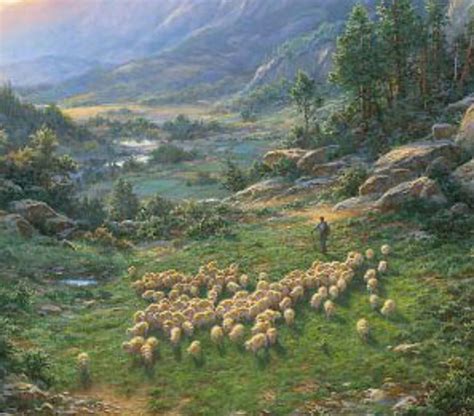 Christian Art Print The Good Shepherd By Larry Dyke Art Prints
