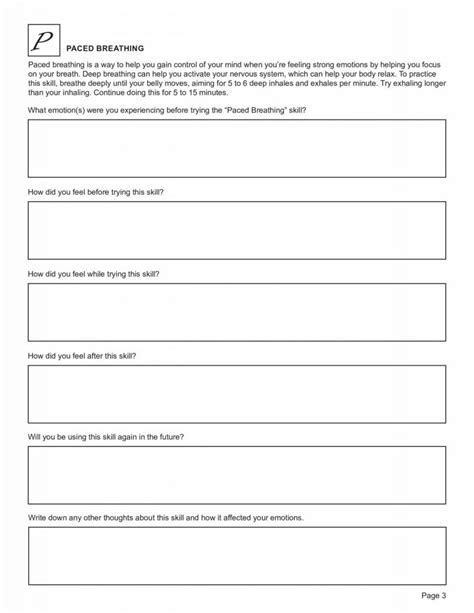 Distress Tolerance Dbt Worksheet