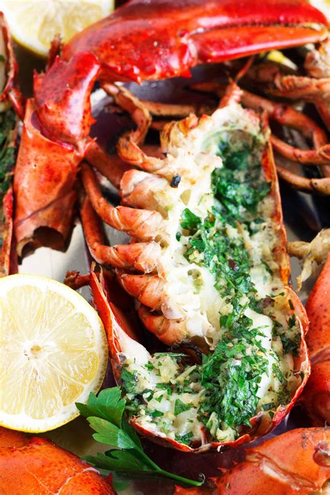 grilled lobster with garlic herb butter kit s coastal