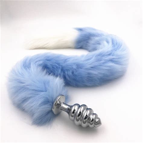 3 Size Anal Plug Stainless Steel Anal Dildo Thread Butt Stopper Blue