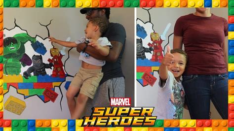 Painting A Lego Marvel Mural Amazing Room Transformation Youtube