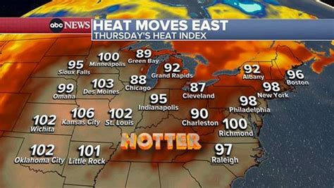 Us Heat Wave Stretches Into Midwest Heading For Northeast Latest Forecast