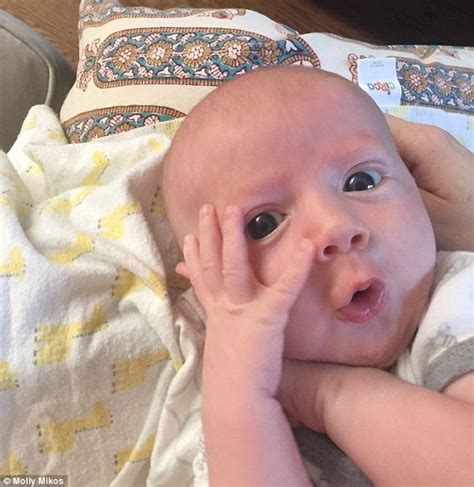 Instagram Account Shows Newborn Looking Shocked Confused