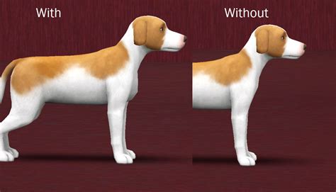 Mod The Sims Forechest Slider For Dogs