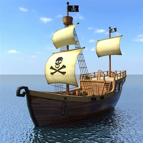 Pirate Shipandpirate Ship Deck