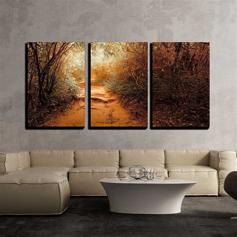 Wall26 3 Piece Canvas Wall Art Surreal Colors Of Fantasy Landscape At