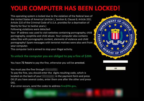 If you replace 'fbi' with european law enforcement my fire popped up fbi locked tryed hard reboot with no luck help. Hacker Lexicon: A Guide to Ransomware, the Scary Hack That ...