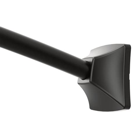 The rod's curved design maximizes elbow room inside your shower, providing up to 6.5 in. Moen Curved 72" Adjustable Straight Fixed Shower Curtain ...