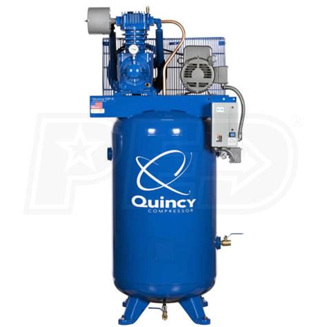 Quincy Qp Pro 5 Hp 80 Gallon Pressure Lubricated Two Stage Air