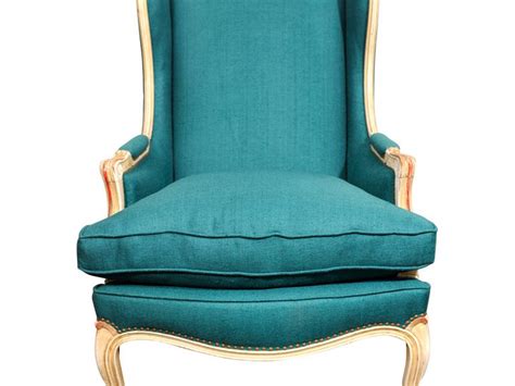 A mix of stationery & swivel dining chairs brings dynamic seating style to your space, with comfort & mobility. Teal Wingback Chair Slipcover | Home Design Ideas