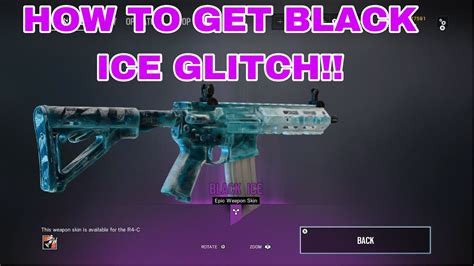 How To Get Black Ice For Free Glitch Rainbow Six Siege Youtube