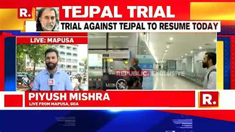 tarun tejpal confronted on sexual assault case against him in goa
