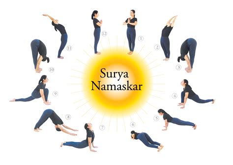 You then shift the plank forward and bend. Surya Namaskar | Geeta Yoga - Illuminating Lives