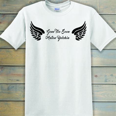 Custom Memorial T Shirt Front Only Design 5 Rip In Loving Etsy