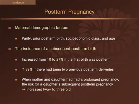 Ppt Chapter 37 Postterm Pregnancy Powerpoint Presentation Free