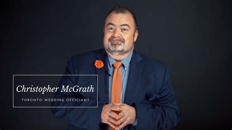 Christopher Mcgrath Toronto Wedding Officiant Youtube