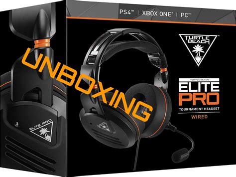 TURTLE BEACH ELITE PRO HEADSET UNBOXING YouTube