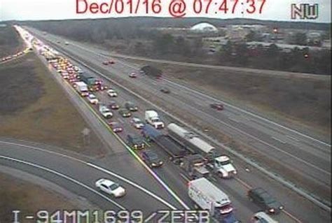 Crash on I-94 blocking two lanes at Zeeb Road - mlive.com