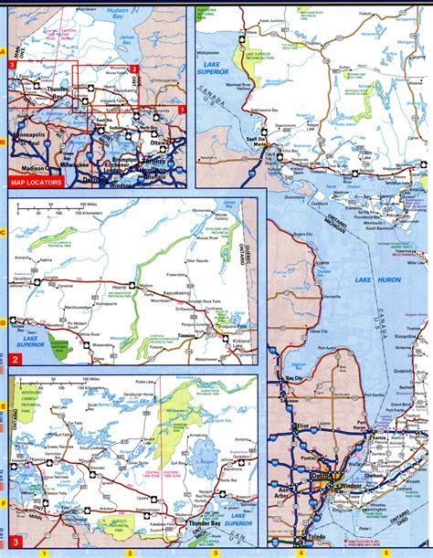 Ontario Highways Mapfree Printable Road Map Of Ontario Canada