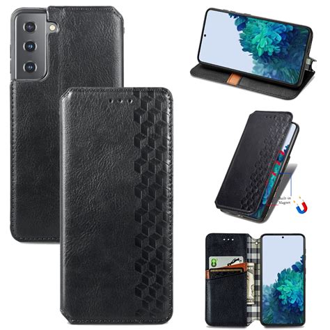 Galaxy S21 Wallet Case Dteck Premium Pu Leather Flip Folio Wallet