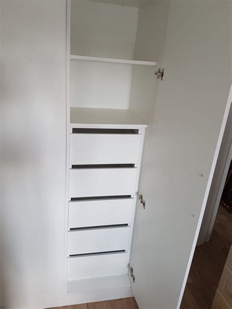Corner Wardrobe And Single Wardrobe With Internal Drawers As Well As A