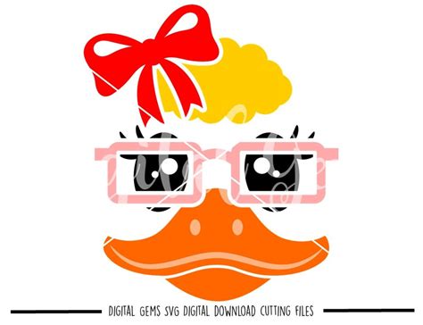 Duck Face Svg Dxf Eps Png Files Digital Download Etsy