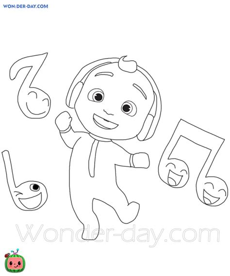 Happy Birthday Printable Cocomelon Coloring Pages 1 This Is The