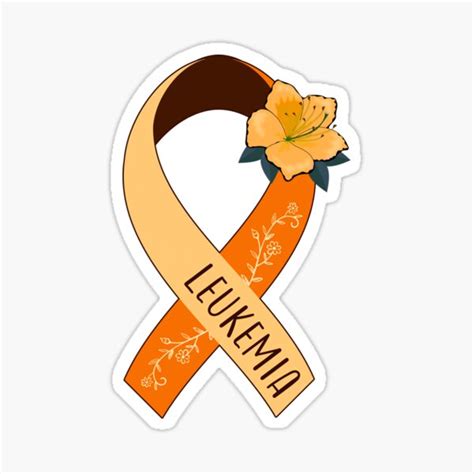 Leukemia Awareness Leukemia Ribbon Sticker For Sale By Ansdesigns