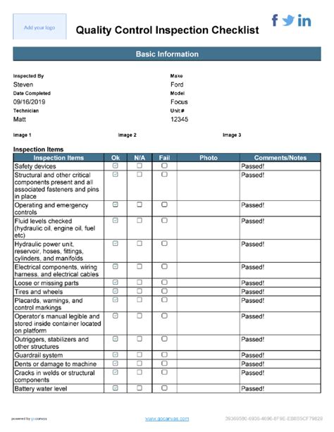 Access this inspection template as a document or spreadsheet. Harness Inspection Template - Safety Inspection Checklist ...