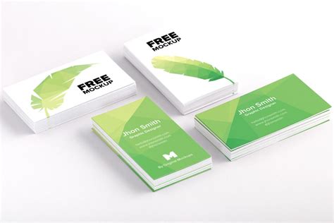 The free mockup can be easily edited via adobe photoshop. 70+ Free PSD Business Card MockUps for great deals! | Free ...