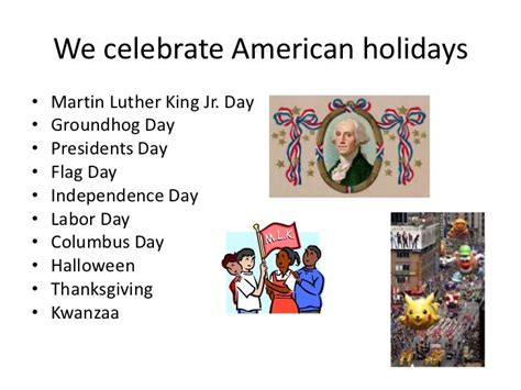 American Holidays Ppt