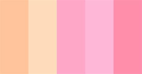 Peach And Pink Color Scheme Peach