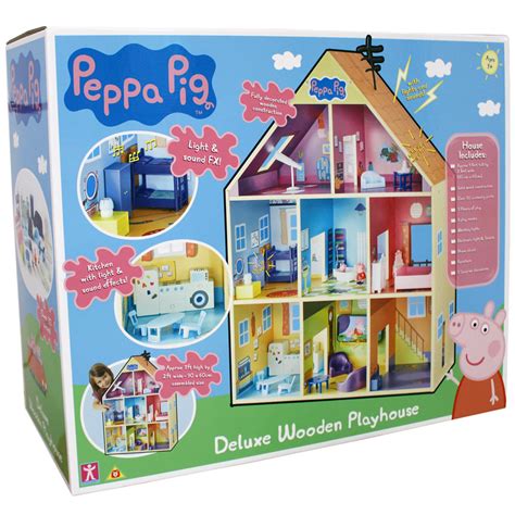 Peppa Pig Casa Gigante De Madera