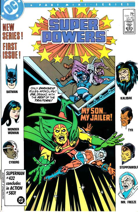 Back Issues Dc Backissues Super Powers 1986 Dc Dreamlandcomics