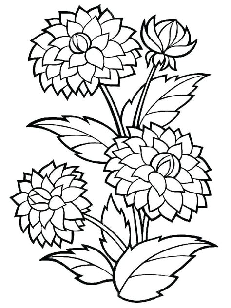The best free, printable flower coloring pages! Abstract Flowers Coloring Pages at GetColorings.com | Free ...