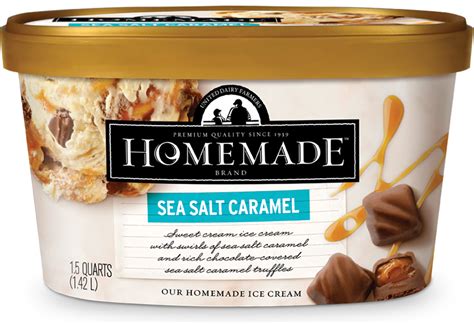 Sea Salt Caramel Homemade Brand Ice Cream