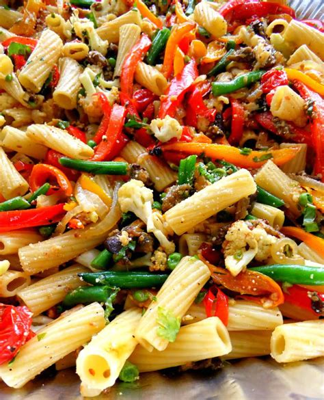 Roasted Veggie Pasta For A Crowd Proud Italian Cook