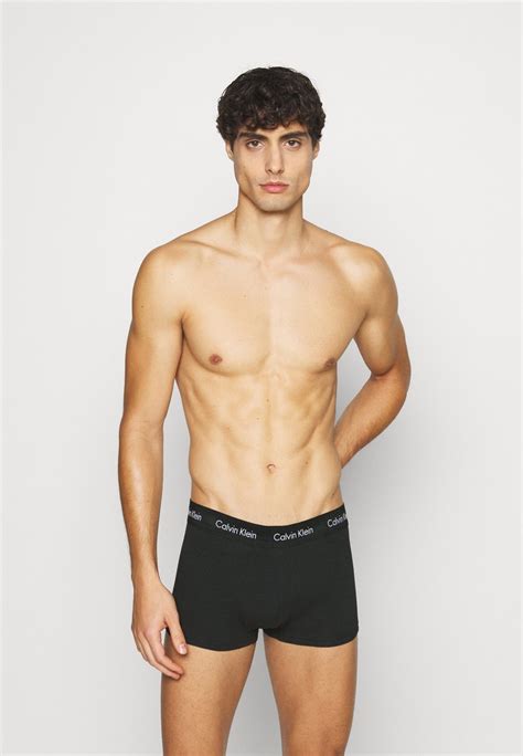 Calvin Klein Underwear Low Rise Trunk 3 Pack Panties Blackred