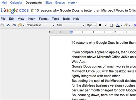 News and updates about docs, sheets, slides, sites, forms, keep, and more. 10 reasons why Google Docs is better than Word in ...