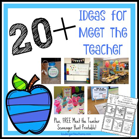 20 Fantastic And Easy Ideas For Meet The Teacher Night