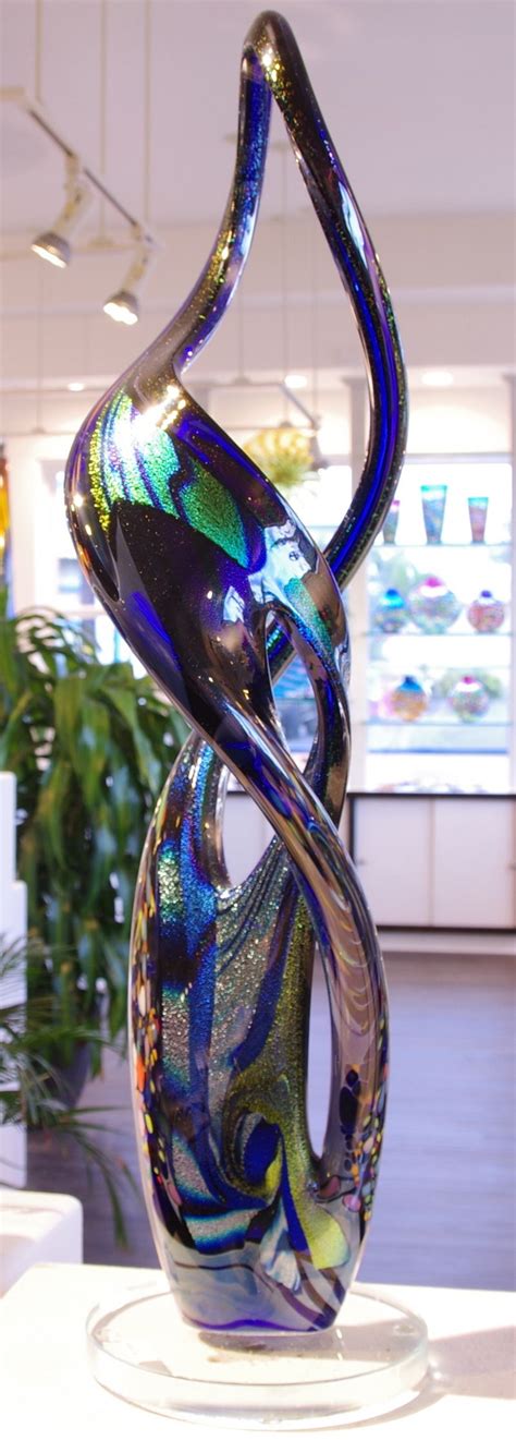 Dichroic Glass Art Sculpture From Kela S A Glass Gallery On Kauaii Glass Art Glass Art