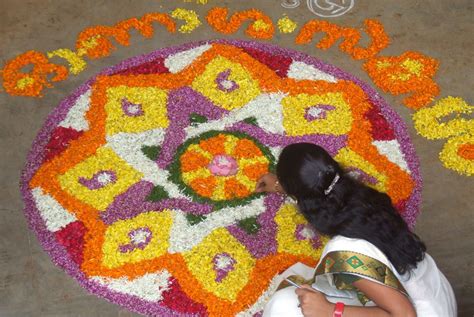 Here are some simple designs that can create with locally available flowers. Onam Celebrations - 2013 | La Paz Group