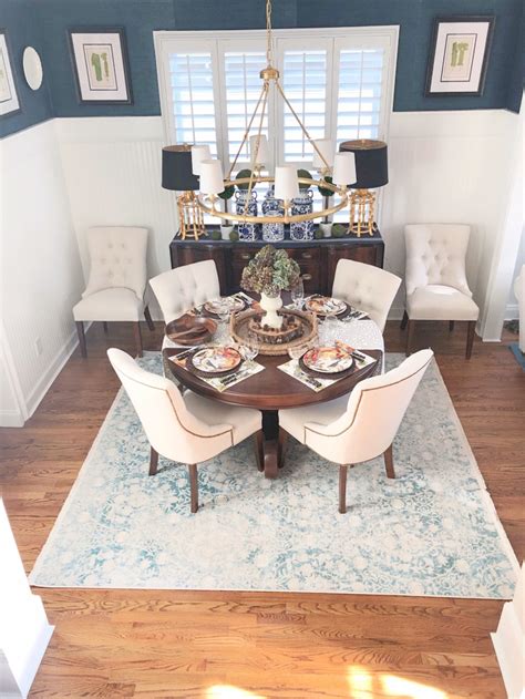 What is the best rug for a dining room? Dining Room Rug Update with eSale Rugs - Southern Hospitality